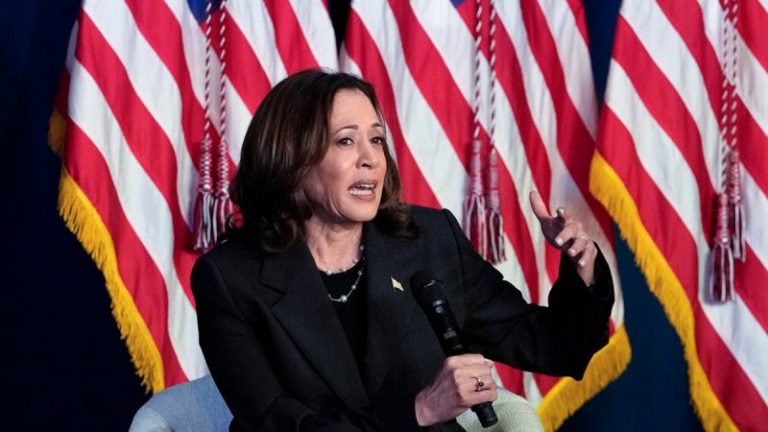 Kamala Harris reassures Democratic Party donors that there’s nothing to worry about
