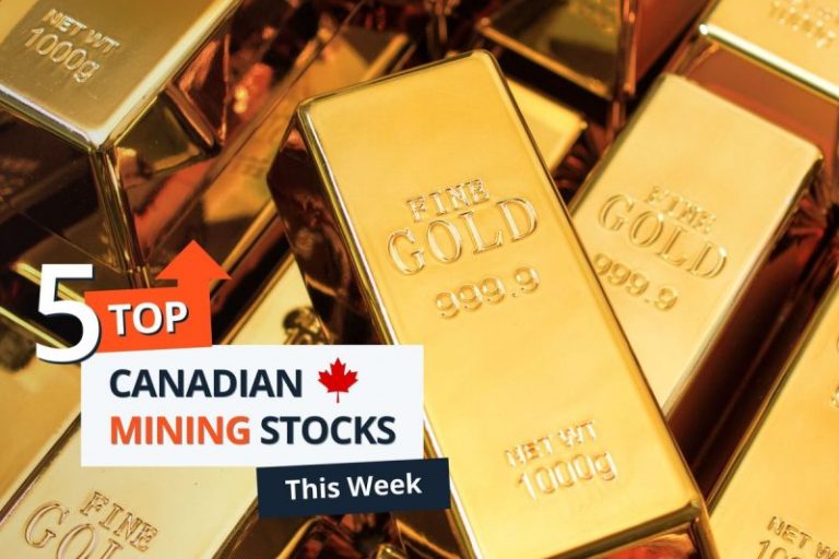 Top 5 Canadian Mining Stocks This Week: Sanu Gold Sparkles with 200 Percent Gain