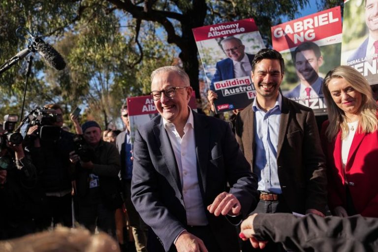 Australia’s center-left Labor Party looks set to retain power, according to media projections