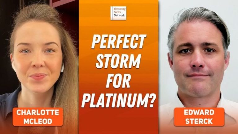 Edward Sterck: Platinum Price on the Move, Perfect Storm Coming?